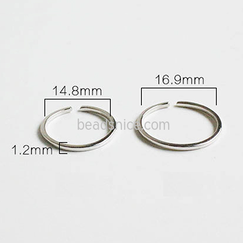 Sterling silver Jewelry Couple rings as Gift item
