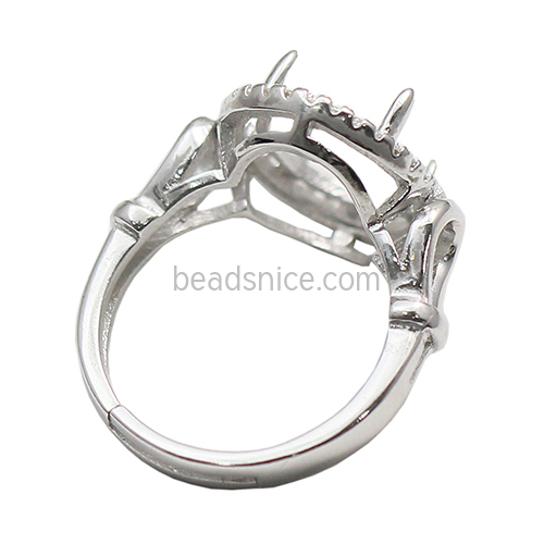 925 sterling silver ring mountings