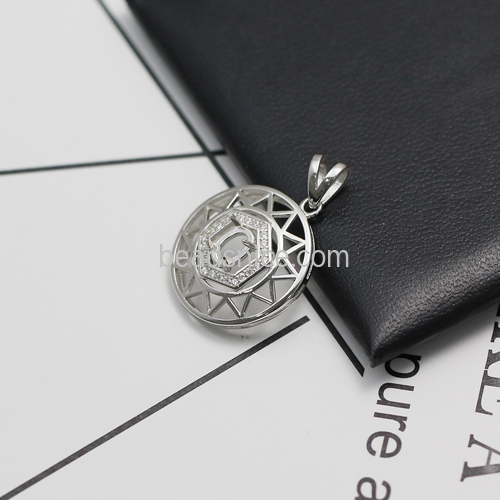 925 sterling silver pendant settings