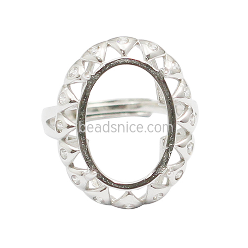 925 sterling silver ring base