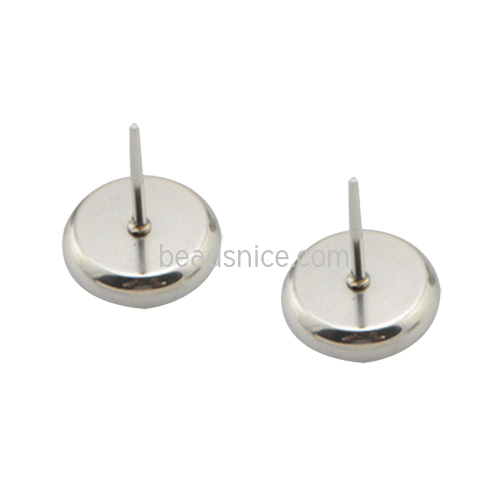 Stainless Steel Blank Earring Setting Cabochon Setting Mountings
