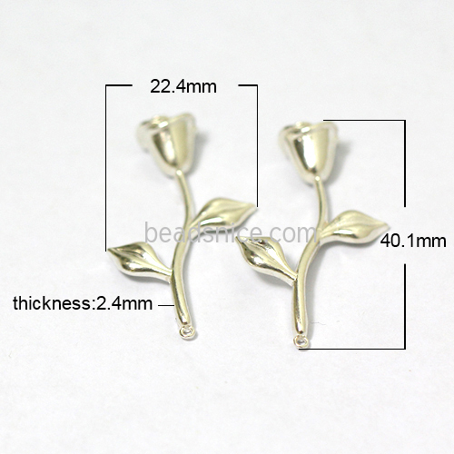 925 Sterling silver rose jewelry accessories wholesale