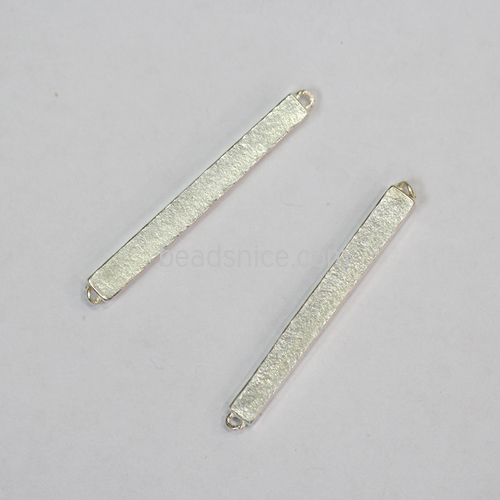 925 Sterling silver Connector wholesale curved tube beads jewelry accessories parts