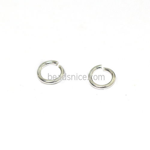 925 Sterling silver open circle jewelry making findings