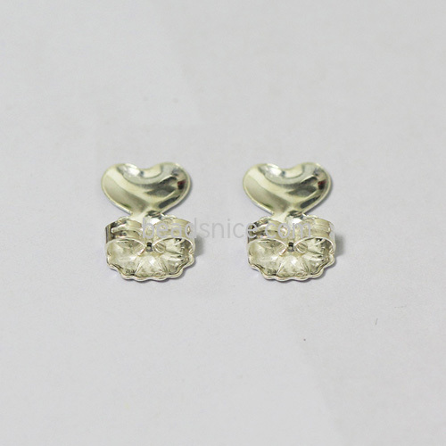 925 Sterling silver Ear nuts jewelry components