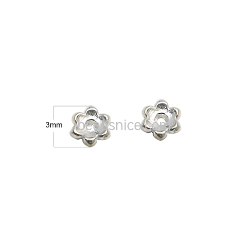 925 sterling silver beads cap