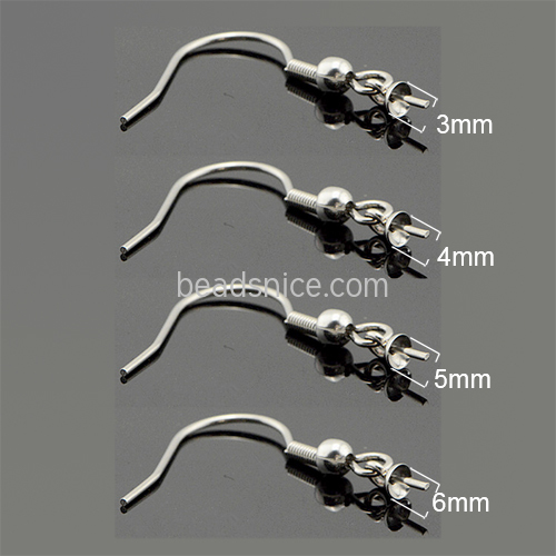 Stainless steel earring finding jewelry making findings