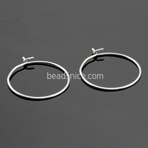Wholesale stainless steel ring earrings DIY jewelry accessories