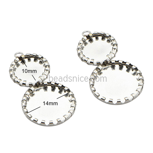 Stainless steel Bezel blanks Cabochon wholesale