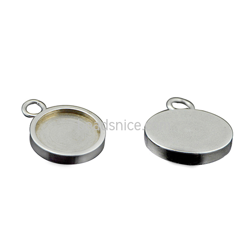 Stainless steel Pendant Gemstone Tray for Jewelry making