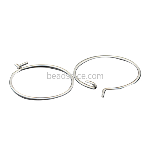 Stainless Steel hoop earrings beading supplies online