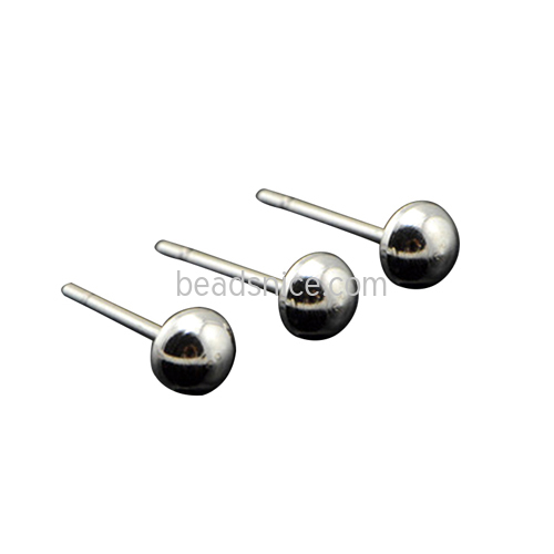 Stainless steel small stud earrings