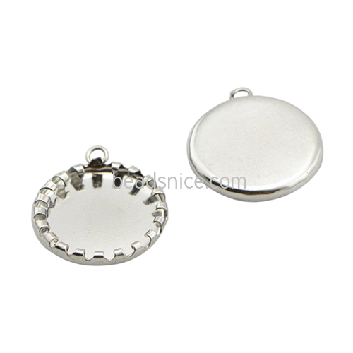 Stainless steel pendant  component