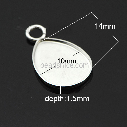 Stainless steel bezel blanks cabochon setting wholesale