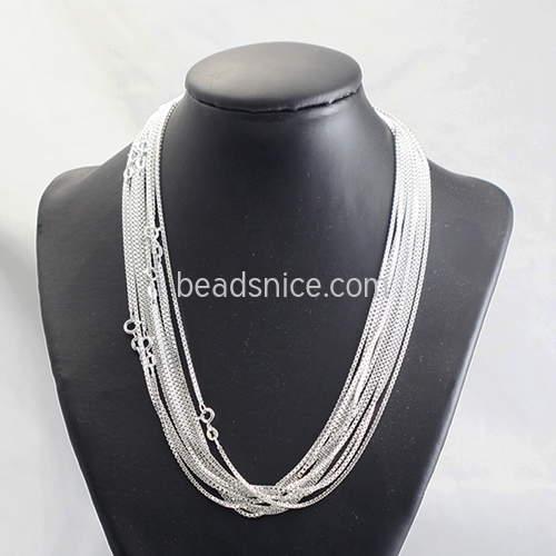 925 Sterling silver Chain link wholesale Fashionable Jewelry Nickel-free Lead-safe