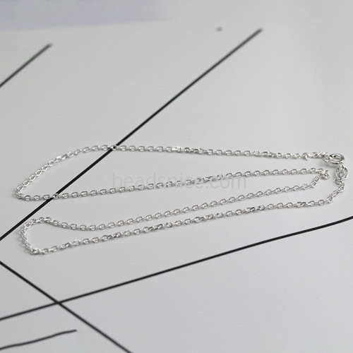 925 Sterling silver Chain link wholesale Ffashionable Jewelry Nickel-free Lead-safe