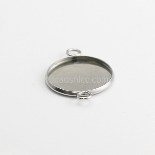 Stainless steel jewelry making supplies bezel tray