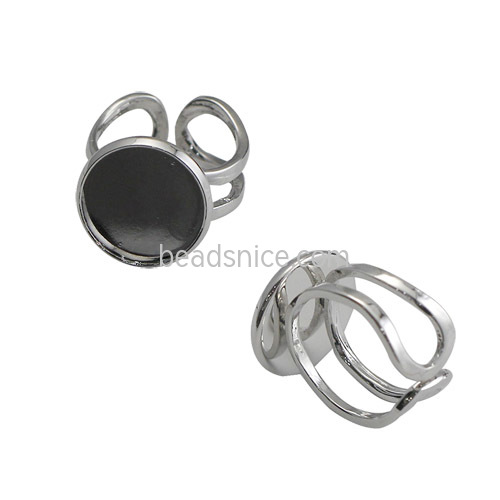 Stainless steel cabochon setting bezel ring  blanks