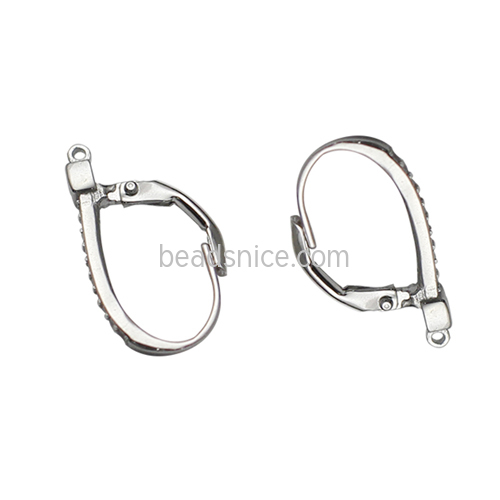 925 Sterling silver earrings DIY ear wire french hook connector