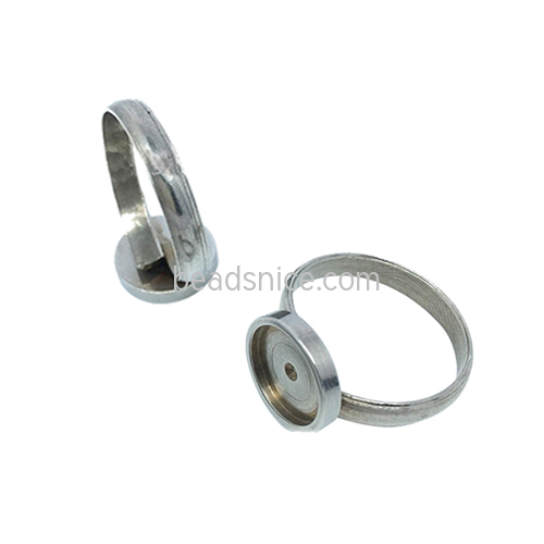 Stainless steel ring blanks wholesale