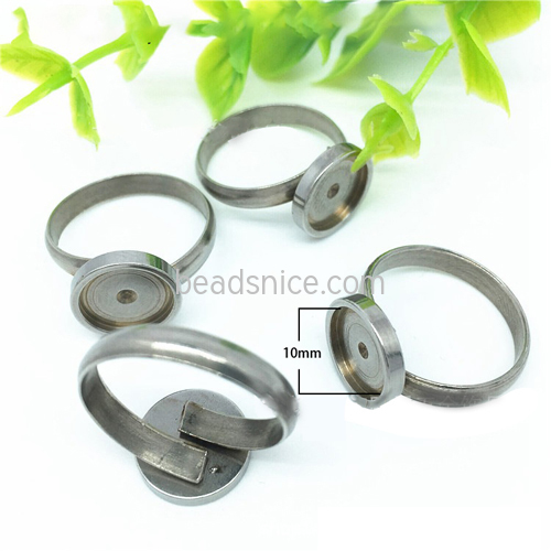 Stainless steel ring blanks