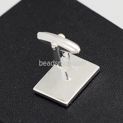 925 sterling silver fashion cufflinks accessories wholesale 13x18mm