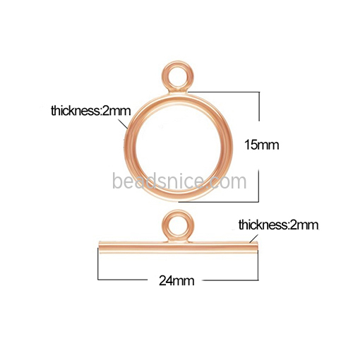 Gold filled toggle clasp Nickel free Lead safe Jewelry making supplies
