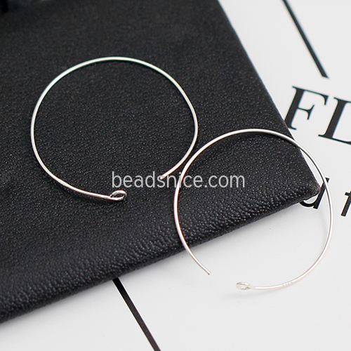 925  Sterling Silver French Wires Components
