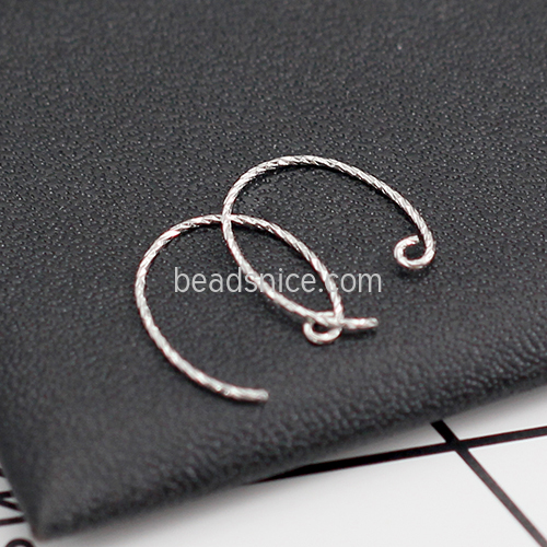 925  Sterling Silver French Wires Components