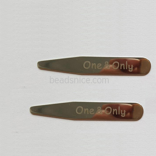 Collar stays holder personalized gift for him custom collar stay 304 stainless steel