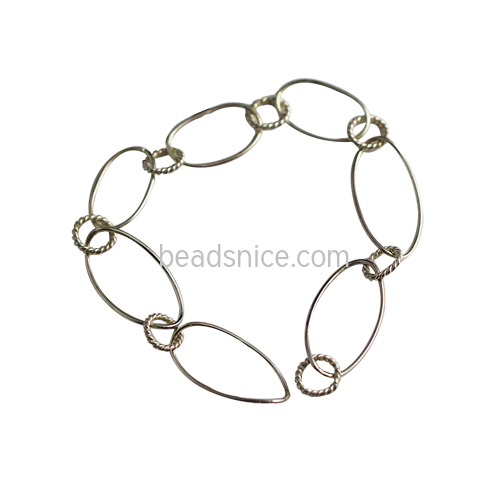 925 Sterling sliver Chain Bracelet Anklet Necklace make jewelry wholesale DIY Fashion Nickle-free any length available