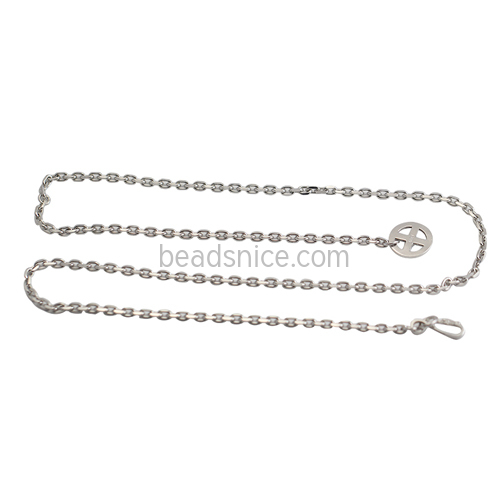 Sterling silver Chain Necklace Bracelet Delicate Jewelry making supplies
