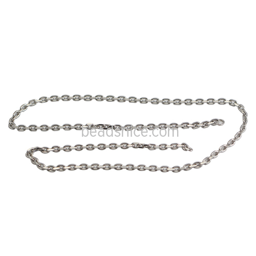 Sterling silver Chain Necklace Bracelet Jewelry making any length available for men or women