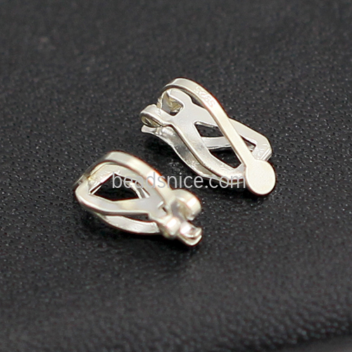 Sterling Silver Ear Clips Simple Style