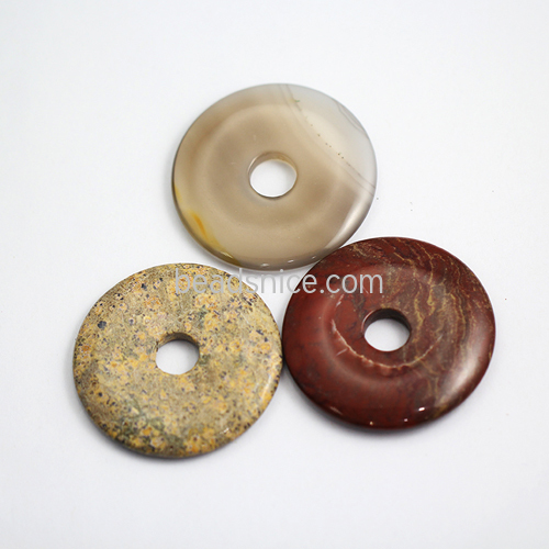 Donut pendants multicolor jewelry making wholesale Bulk
