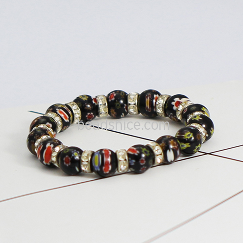 Murano glass bracelet multicolor jewelry making