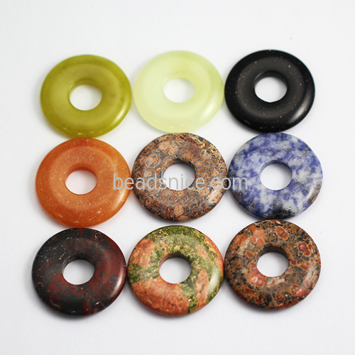 Donut pendants multicolor Jewelry making