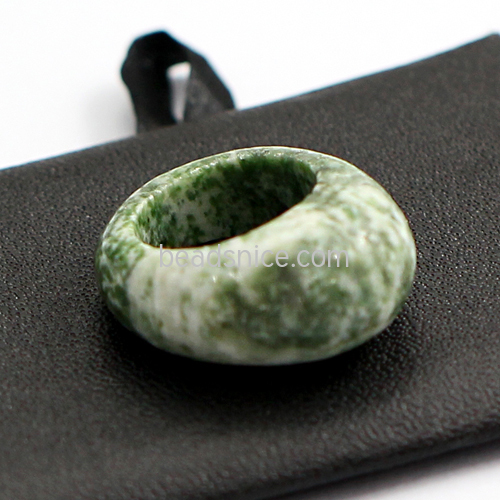 Solid gemstone ring multiple colors