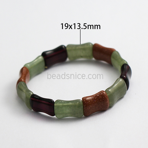 Gemstone Bracelet Hand Catenary Multicolor Hybrid Smooth Jewelry making