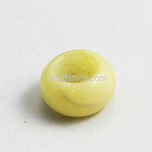 Jade beads with large holes Smooth Delicate