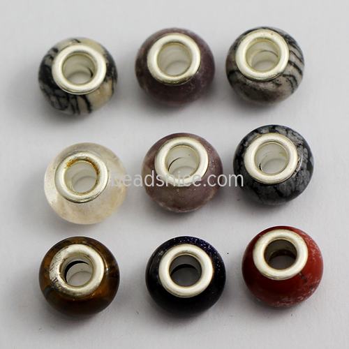 Macroporous beads Gemstone Delicate Multicolor Smooth Jewelry making