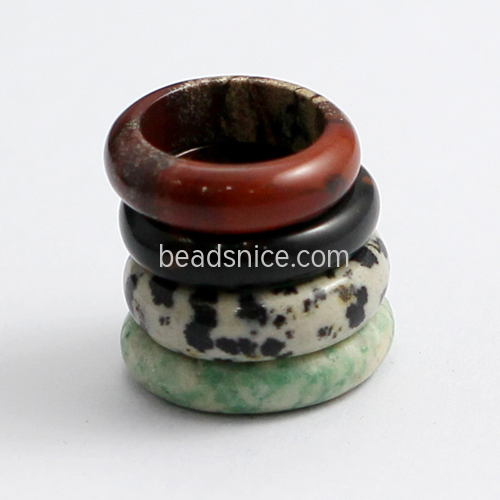 Gemstone ring multiple colors and patterns handmade item jewelry making