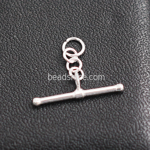 Sterling silver DIY Metal clasp Toggle fit necklace bracelets Wholesale Jewelry findings