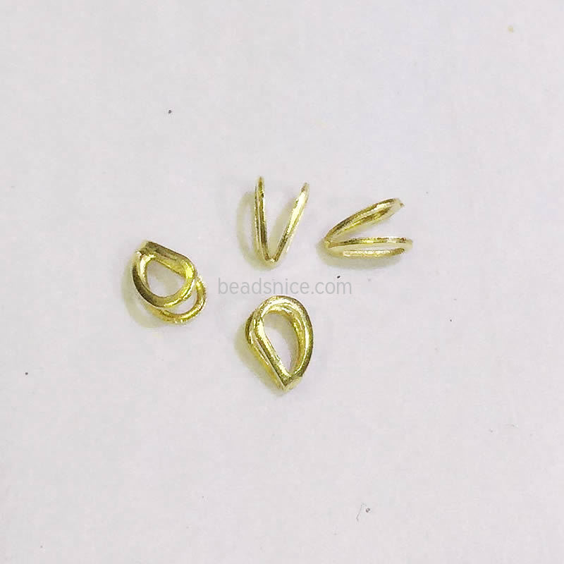 Brass Melon seed clasp Jewelry making supplies