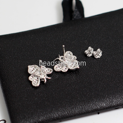 925 Sterling silver Earring stud Delicate Jewelry wholesale Nickel free Lead safe