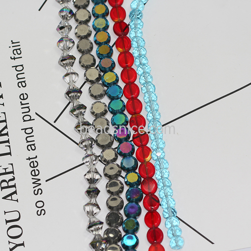 Crystal beads colorful bulk