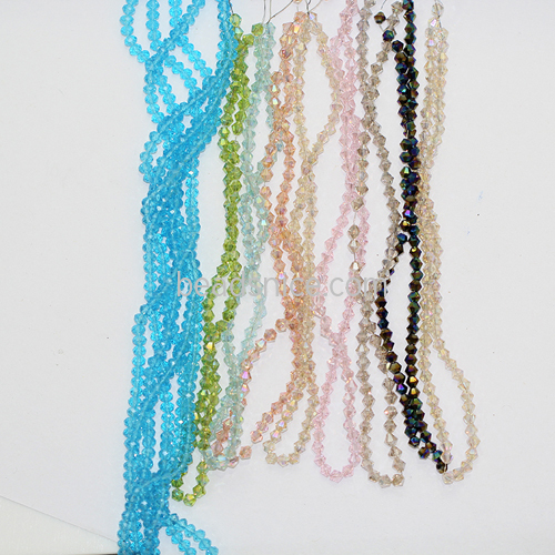 Crystal beads bulk glossy kids craft jewelry making