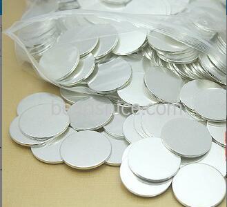 925 Sterling silver stamping blanks round tag round blank jewelry making wholesale