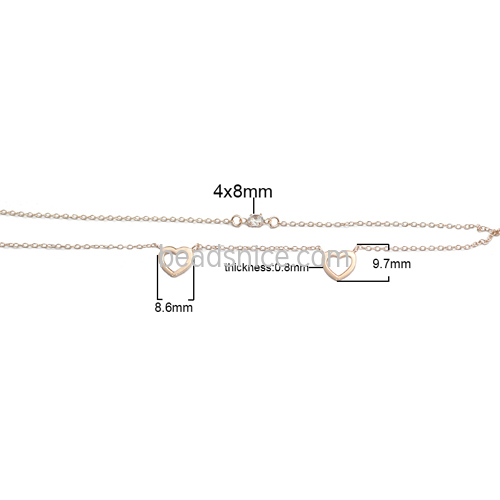 925 Sterling silver bracelet jewelry wholesale fashionable gift for her extension chain 4cm