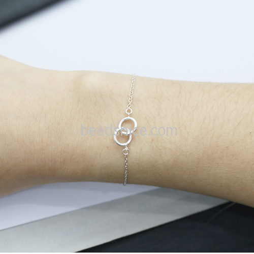 925 Sterling silver bracelet delicate fashion jewelry extension chain 4cm